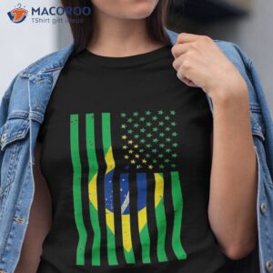 Brazil Shirt Brasil Soccer Usa America Flag Jersey