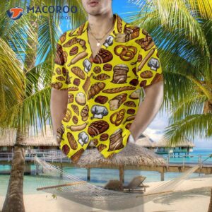 bread and pastry foods hawaiian shirt 4