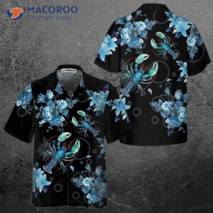 bright blue lobster hawaiian shirt unique shirt for amp gift lovers 0