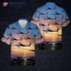 British Army Air Corps (aac) Westland Apache Ah.1 Hawaiian Shirt