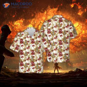 British Army Leicestershire And Derbyshire Yeomanry Hawaiian-style Shirt