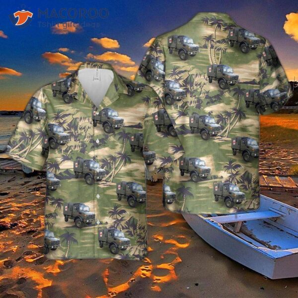 British Army Unimog Hawaiian Shirt