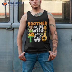 brother of the wild and two 2nd theme safari jungle animals shirt tank top 2