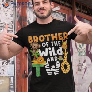 Brother Of The Wild And Two 2nd Theme Safari Jungle Animals Shirt