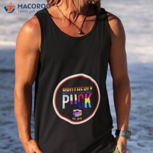 Brotherly Puck Est 2018 Pride Shirt 3 brotherly puck est 2018 pride shirt tank top