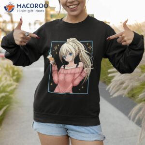 bubble tea anime girl kawaii japanese shirt sweatshirt 1