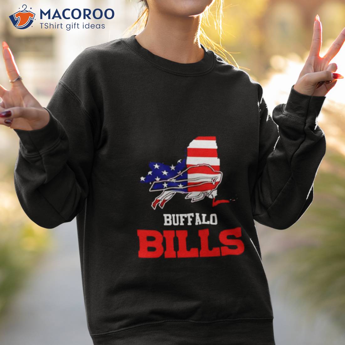 bills throwback sweatshirt