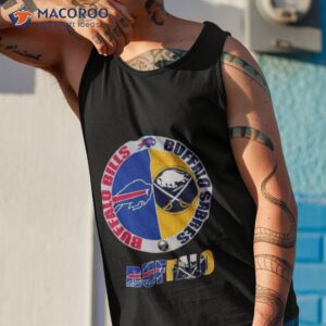 buffalo team sport buffalo bills buffalo sabres 2023 shirt tank top 1