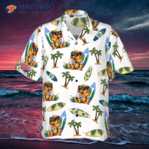 bulldog surf and palm hawaiian shirt 2