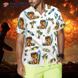 bulldog surf and palm hawaiian shirt 3