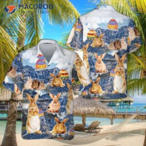 bunny and easter egg hawaiian shirt hunt shirt 0