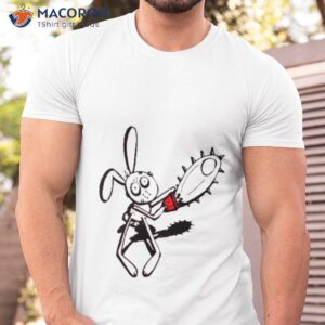 Bunny Tee Scary Bunny Texas Chainsaw Shirt