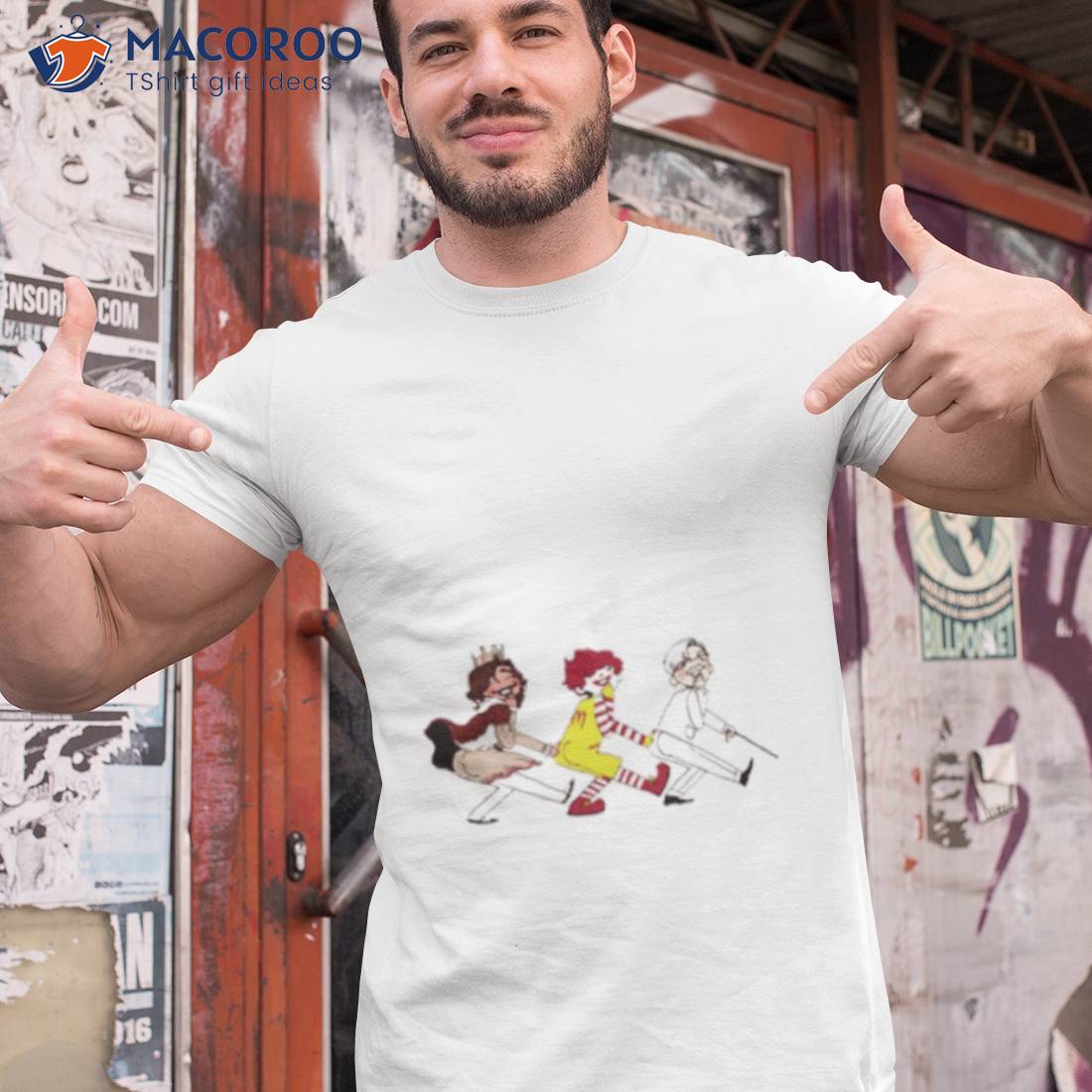 Burger King Ronald Mcdonald And Colonel Sanders Shirt Burger King Ronald Mcdonald And Colonel Sanders Shirt