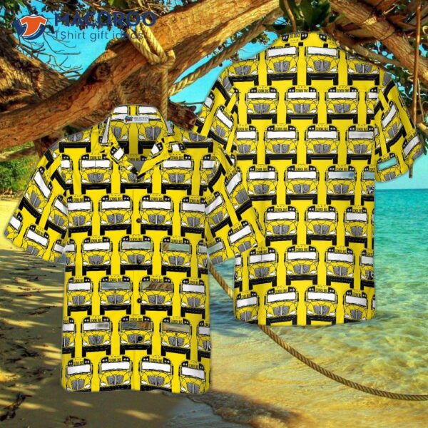 Bus Driver School Pattern Hawaiian Shirt