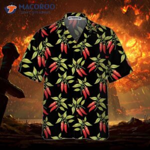 bush of red chili peppers hawaiian shirt funny pepper shirt for hot 2