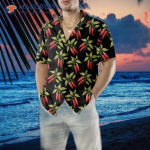 bush of red chili peppers hawaiian shirt funny pepper shirt for hot 3