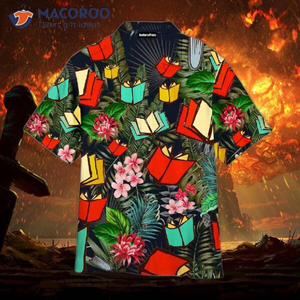 Buy Tropical Flower Black Hawaiian Shirts.