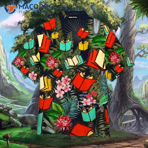 Buy Tropical Flower Black Hawaiian Shirts.