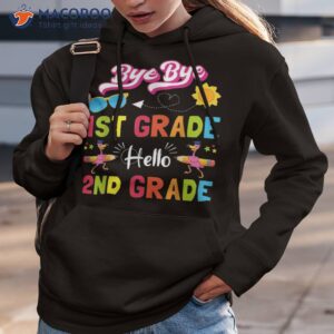 bye 1st grade hello 2nd flamingo back to school shirt hoodie 3