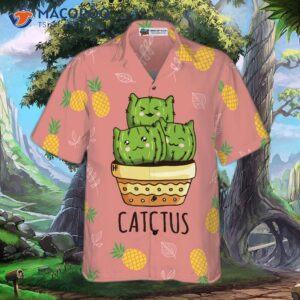 cactus and pineapple hawaiian shirt 2