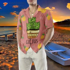 cactus and pineapple hawaiian shirt 4
