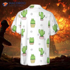 cactus cats hawaiian shirt 1