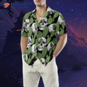 cactus skull shirt for s hawaiian 4