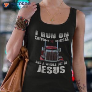 caffeine diesel jesus christian trucker distressed shirt tank top 4