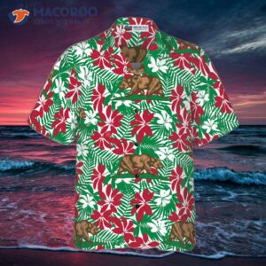 california flag seamless pattern usa hawaiian shirt 2