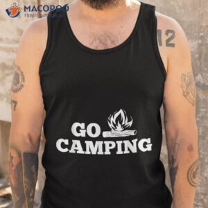 camping outdoor adventure night campfire for and kids shirt tank top