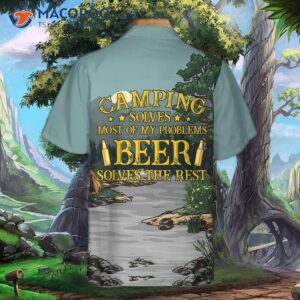 camping solves most of life s problems hawaiian shirt funny beer and shirt for 1