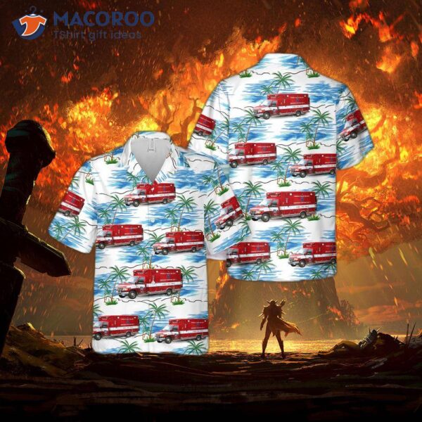 Canada Ferndale Tabor Volunteer Fire Departt Hawaiian Shirt