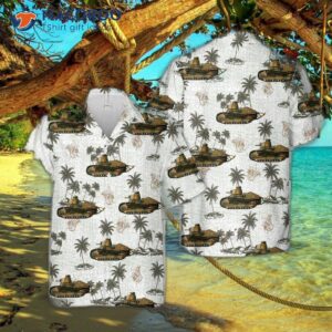 Canadian Army M1917 Light Tank Hawaiian Shirt