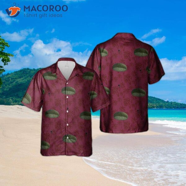 Canadian Army Parachutist Hawaiian Shirt