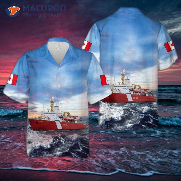 Canadian Coast Guard Ccgs Louis S. St-laurent’s Hawaiian Shirt