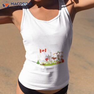 canadian national symbols composition flat shirt tank top 2