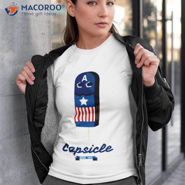 Capsicle Captain America Ice Cream Shirt