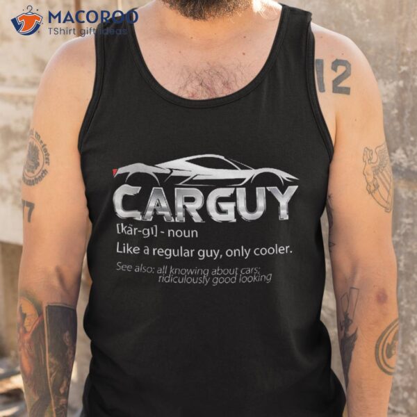 Car Guy Sport Fathers Day Mechanic Race Driver Shirt