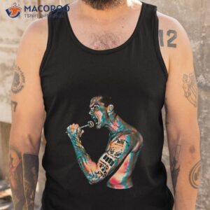 cartoon art singing henry rollins shirt tank top