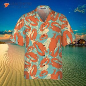 cartoon crab hawaiian shirt unique and print shirt for adults 2