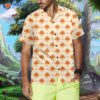 Cartoon Turkey Bird And Polka Dot Hawaiian Shirt, Funny Gobble Gift For Thanksgiving Day