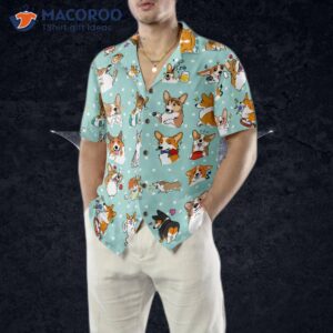 cartoon welsh corgi hawaiian shirt best dog for lovers gifts 4