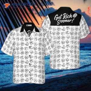 Casino Dice Pattern – Get Rich Sooner Hawaiian Shirt