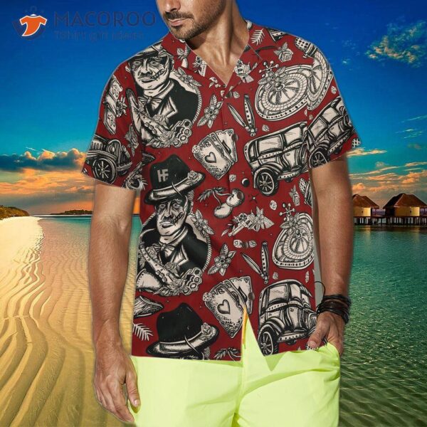Casino Life In Retro-style Hawaiian Shirt