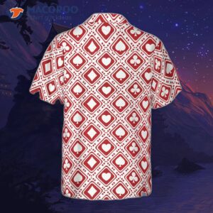 Casino Red Patterned Hawaiian Shirt