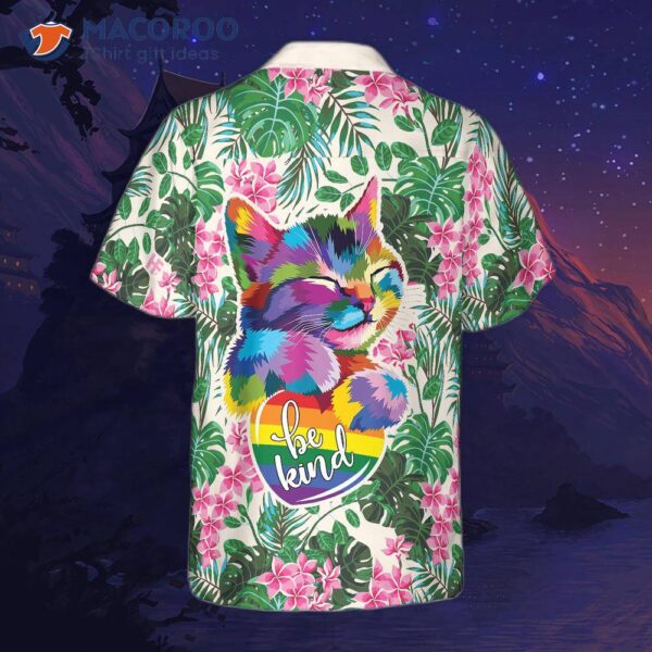 Cat Autism Awareness Hawaiian Shirt