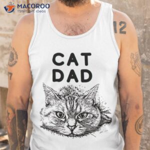 cat dad shirt tank top