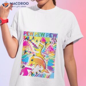 Cat Pew Pew Pew Full Color 2023 Shirt