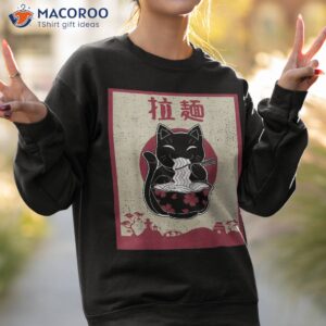 cat ra bowl anime japanese noodles kawaii neko girl gifts shirt sweatshirt 2