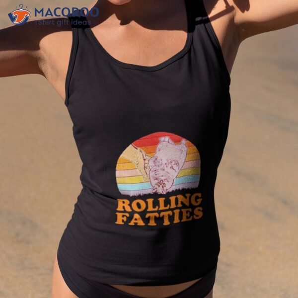 Cat Rolling Fatties Vintage Shirt